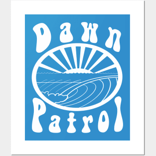 Dawn Patrol Simple White graphx Posters and Art